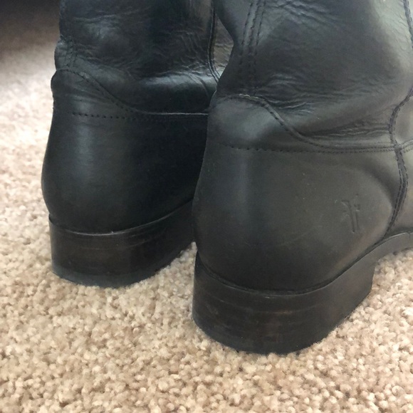 Frye Melissa Button Leather Riding Boot - Picture 6 of 7